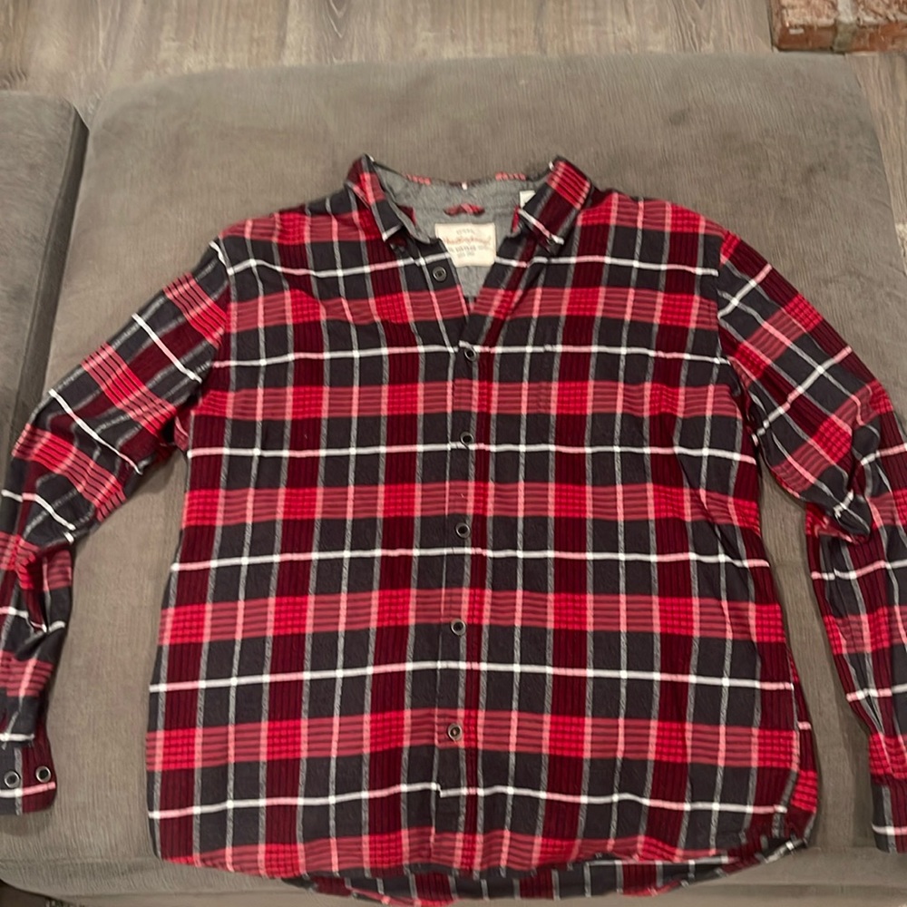XL Red and Black Flannel